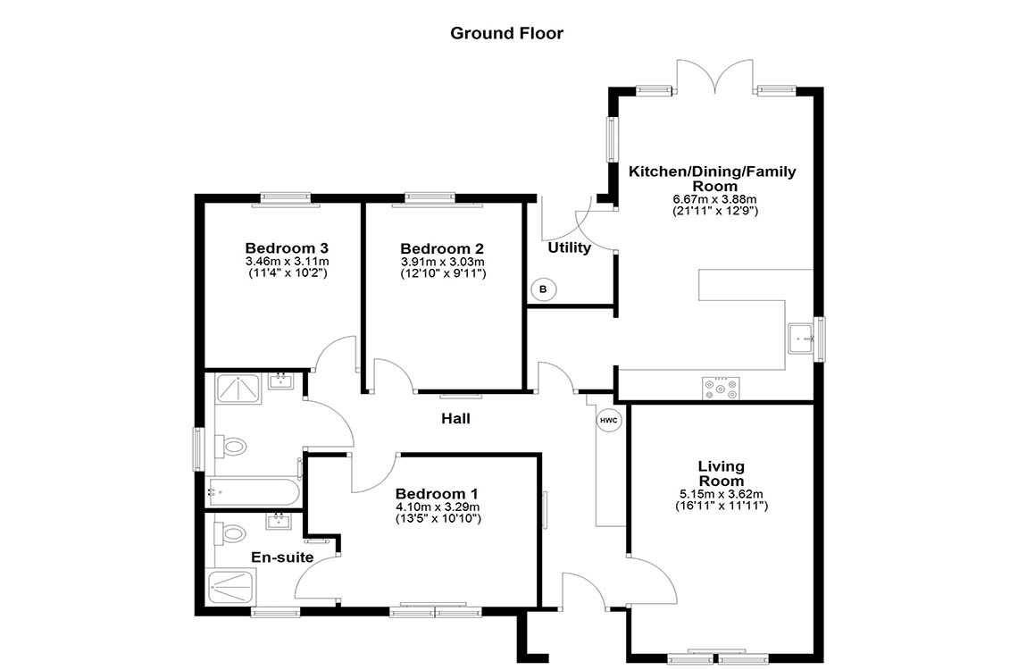 Plot 7 (The Charlton), North Farm Mews, Rennington, Alnwick