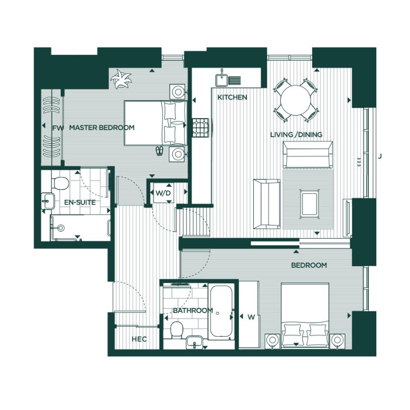 Apartment 44, Jesmond Assembly, Eskdale Terrace, Jesmond, Newcastle upon Tyne