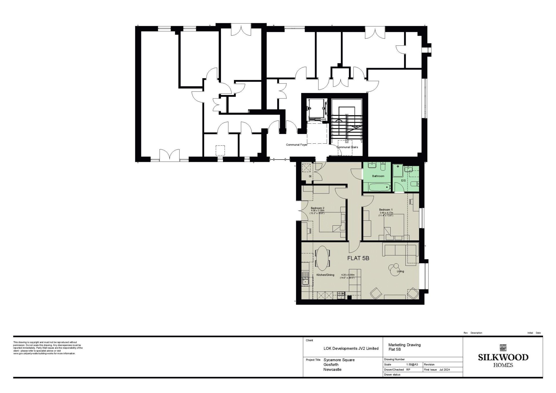 Apartment 5B, Sycamore Square, Gosforth, Newcastle upon Tyne