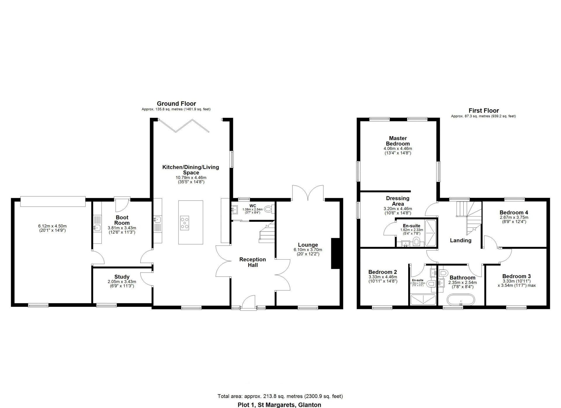 The Melbury,Plot 1, St. Margarets Place, Glanton, Northumberland