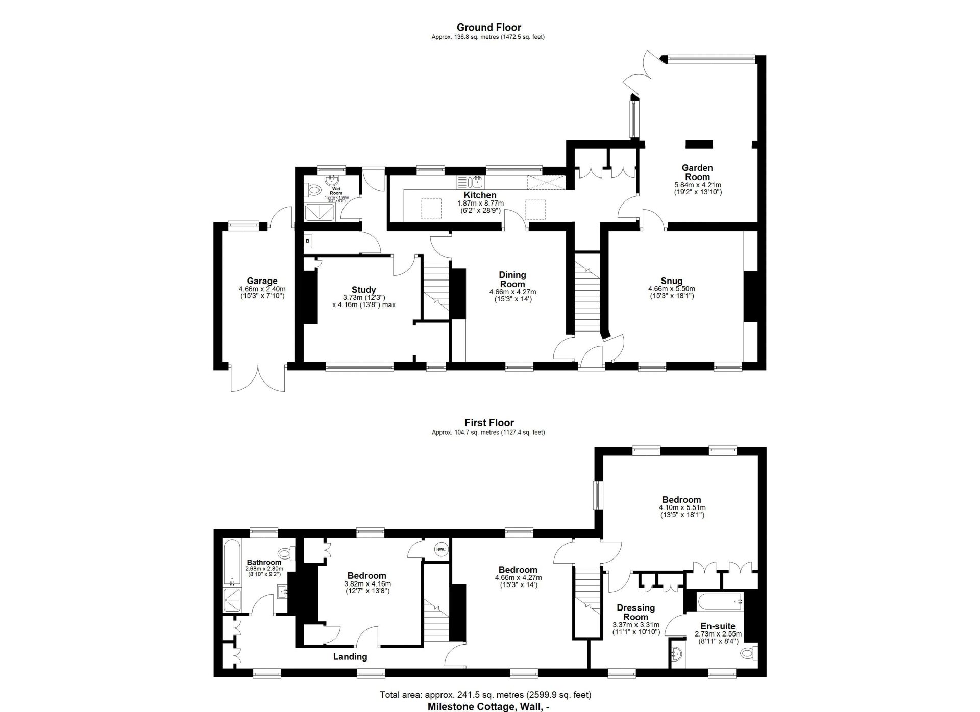 Milestone Cottage, Wall, Hexham, Northumberland