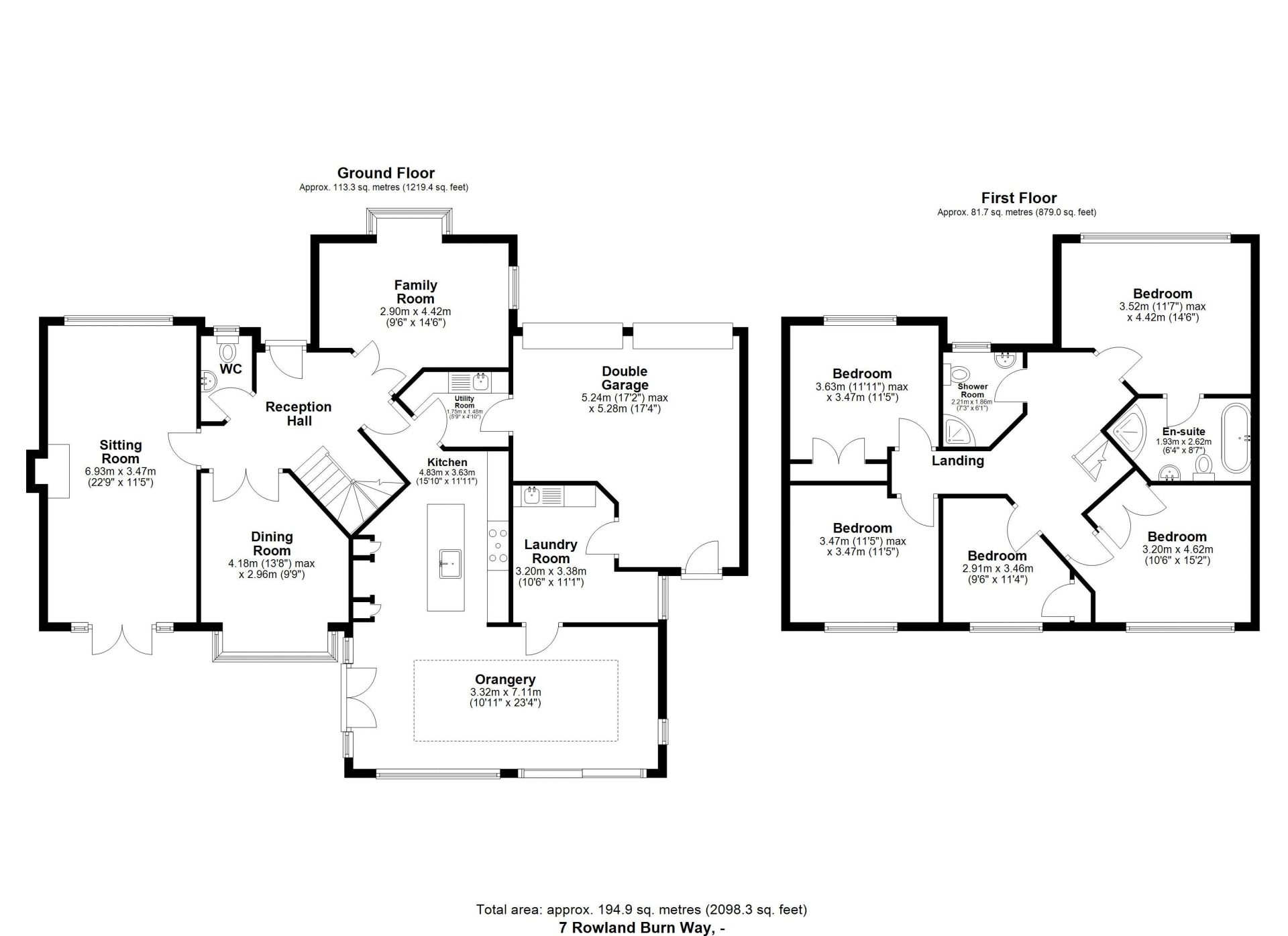 7 Rowland Burn Way, Rowlands Gill, Tyne & Wear.