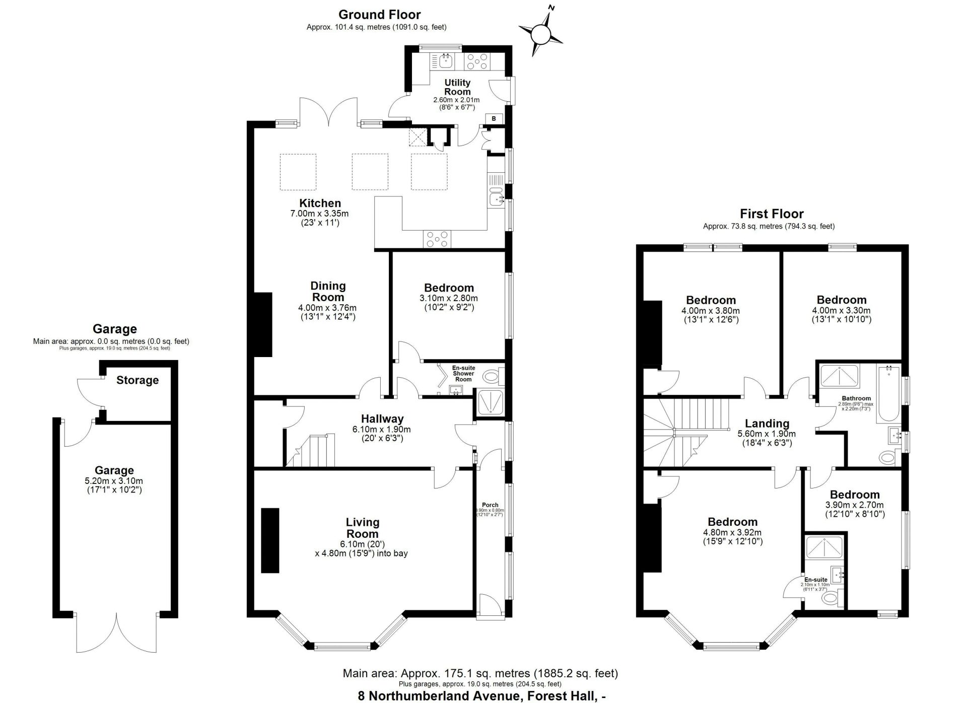 Northumberland Avenue, Forest Hall, North Tyneside