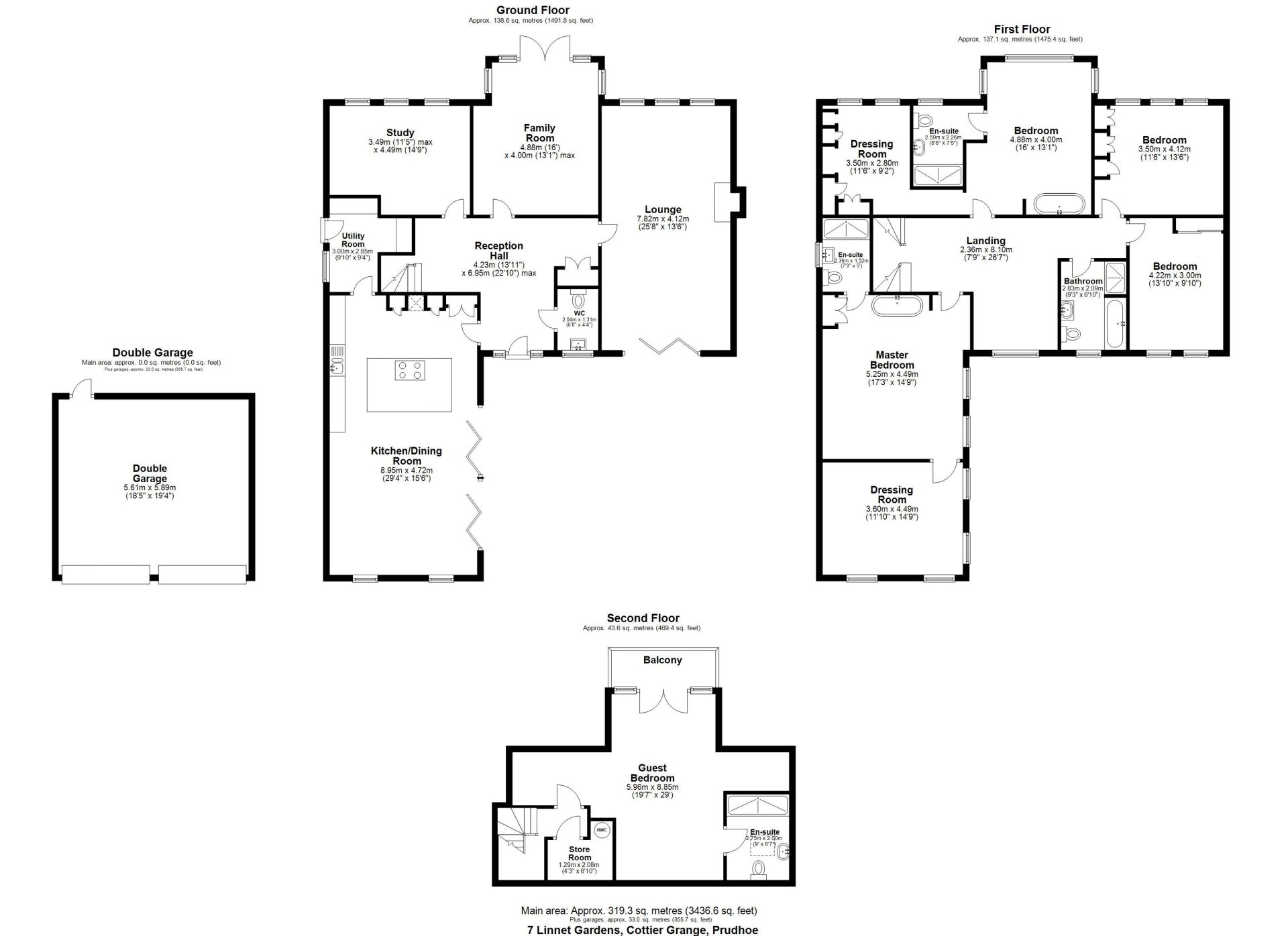 Linnet Gardens, Cottier Grange, Prudhoe, Northumberland