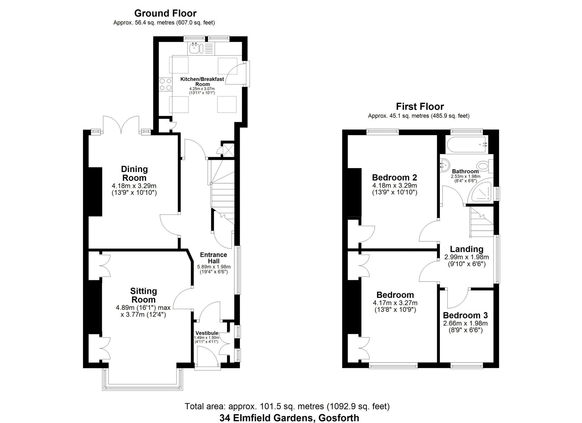 Elmfield Gardens, Gosforth, Newcastle upon Tyne