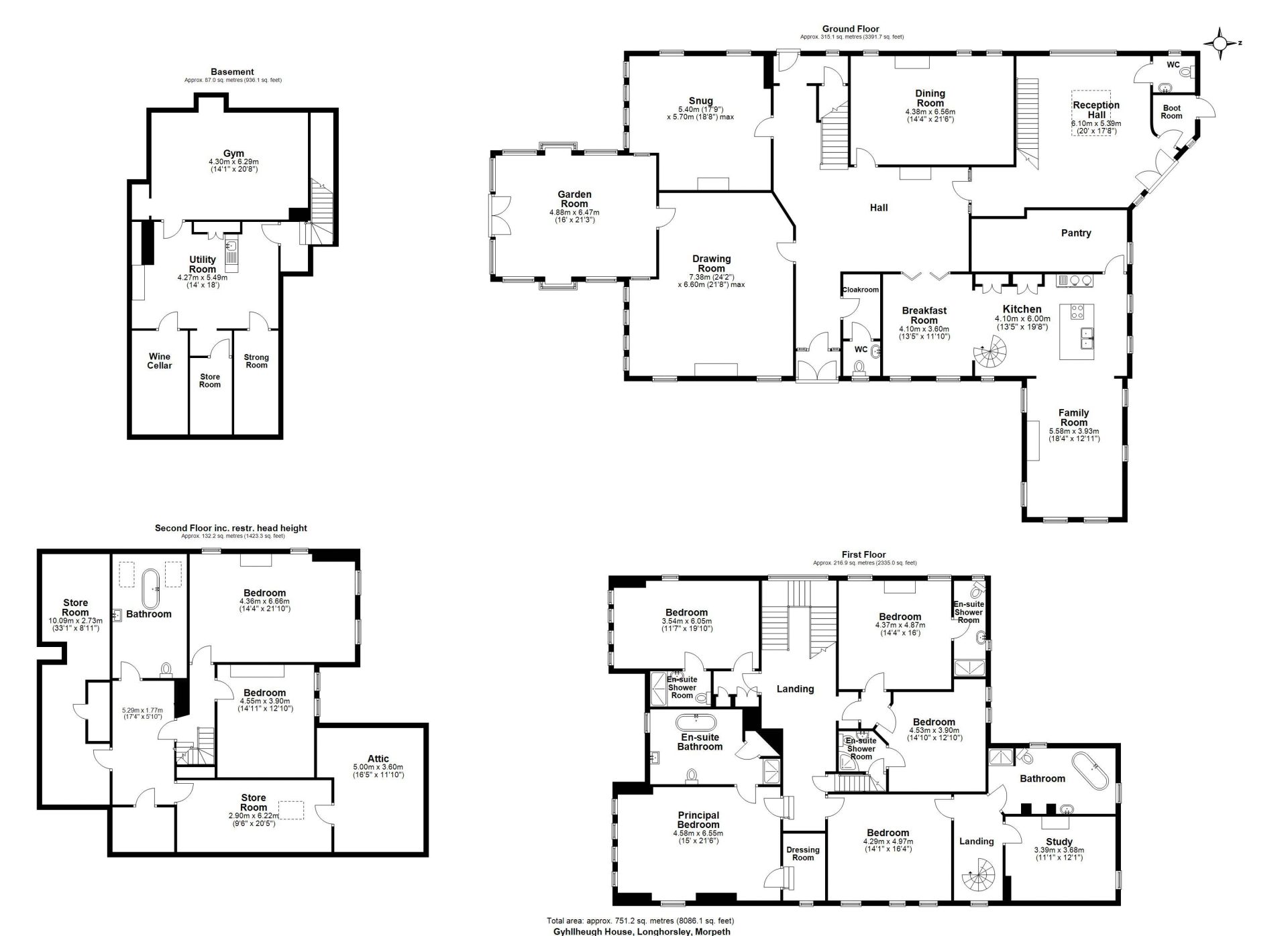Ghyllheugh Estate, Longhorsley, Morpeth, Northumberland