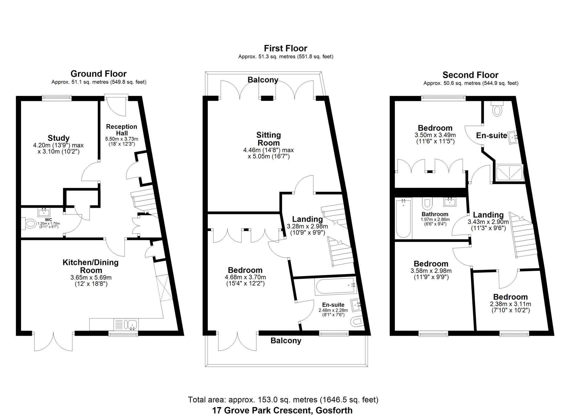 Grove Park Crescent, Gosforth, Newcastle Upon Tyne