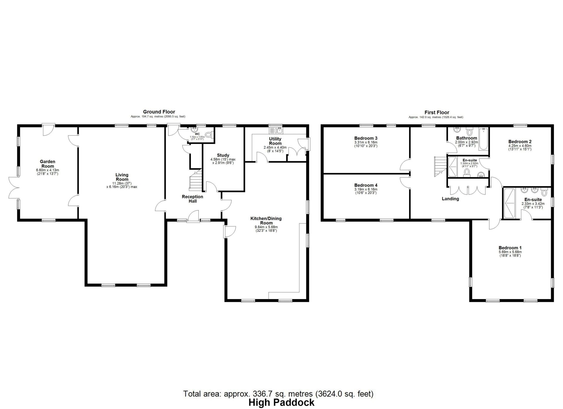 High Paddock, The Paddocks, Waynriggs Terrace, Hexham