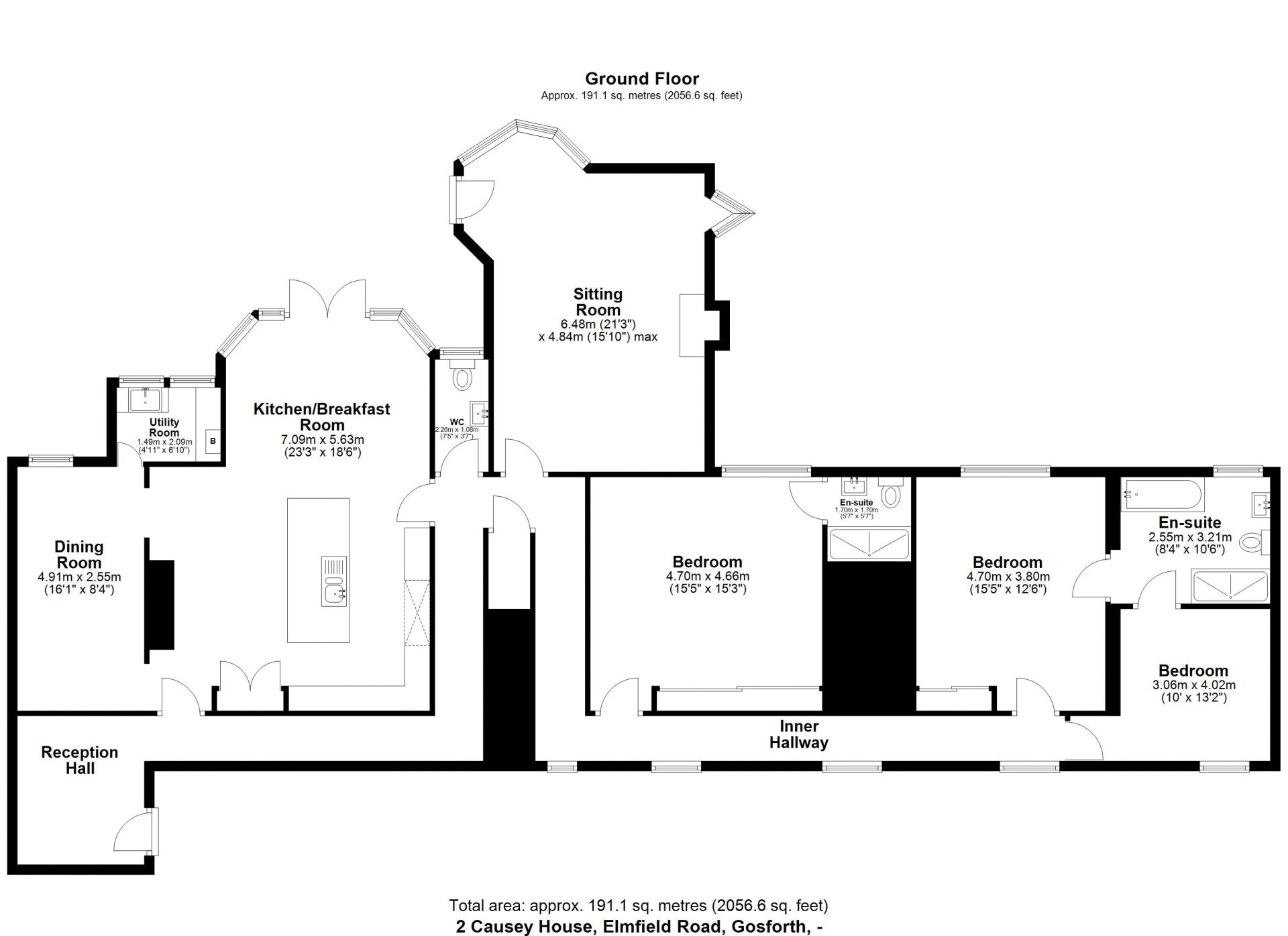 Causey House, Elmfield Road, Gosforth, Newcastle Upon Tyne