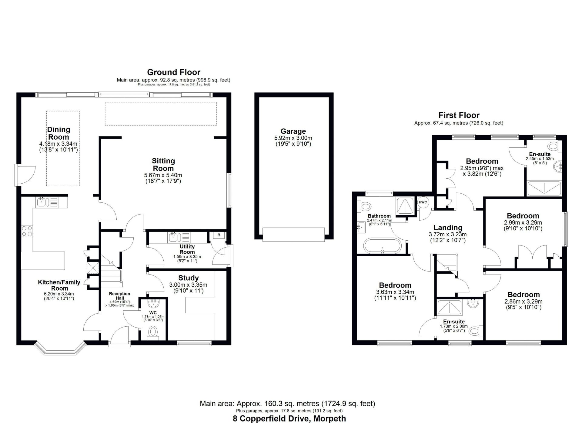 Copperfield Drive, St. Georges Wood, Morpeth, Northumberland
