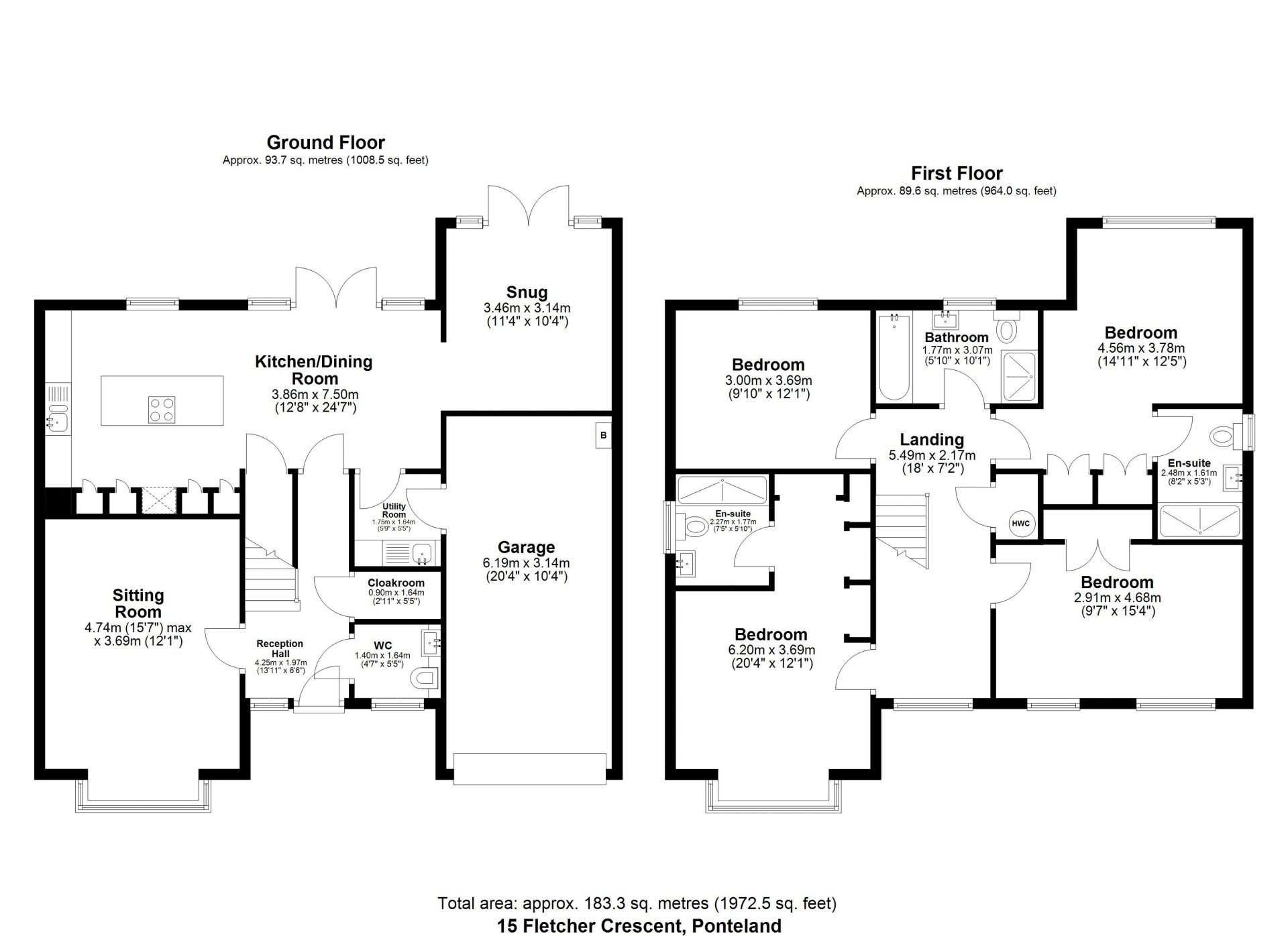 Fletcher Crescent, Ponteland, Newcastle Upon Tyne