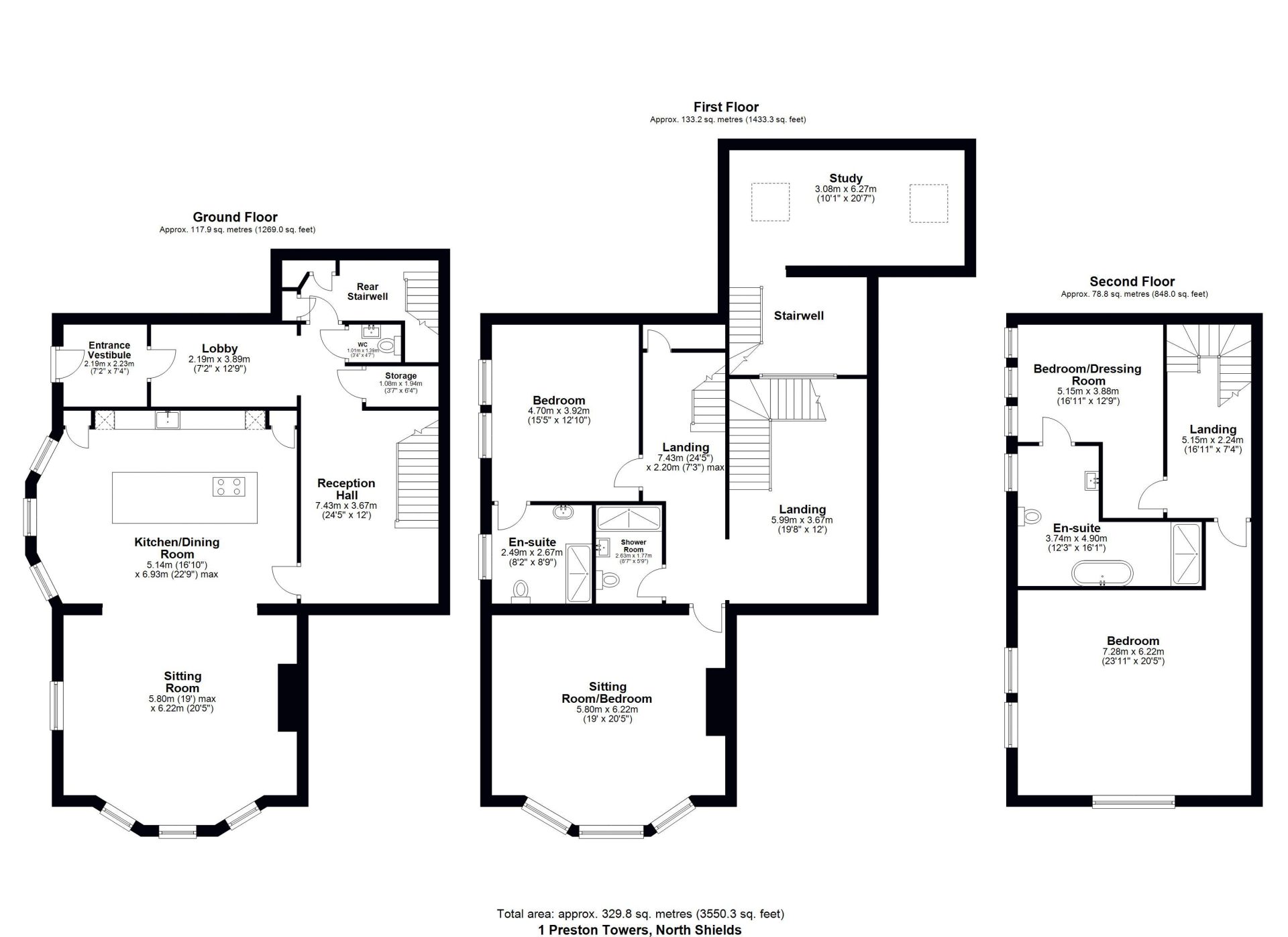 Preston Towers, Preston Road, North Shields