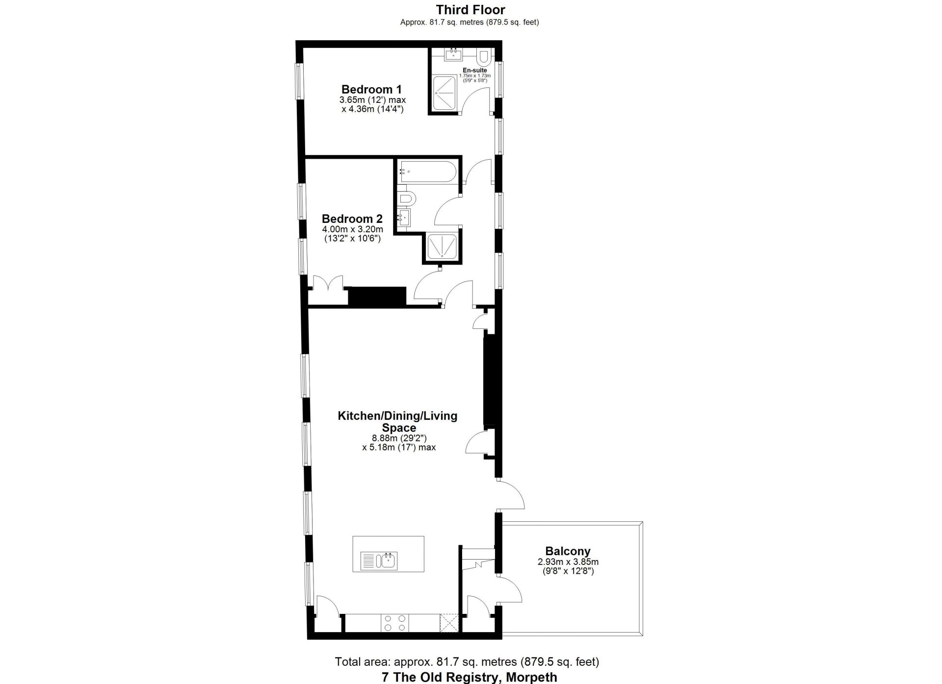 The Old Registry, Northumberland Gardens, Morpeth