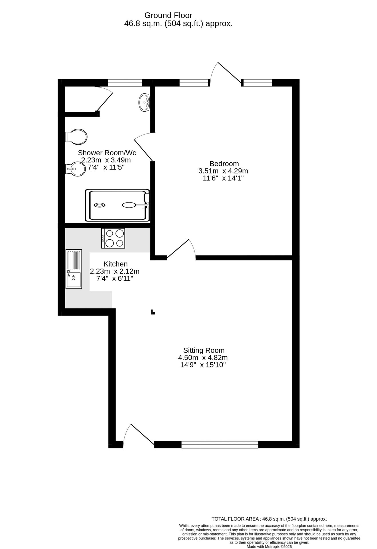 Low Tide, Apple Tree, Orchard Country Apartments ,The Wynding, Beadnell, Northumberland