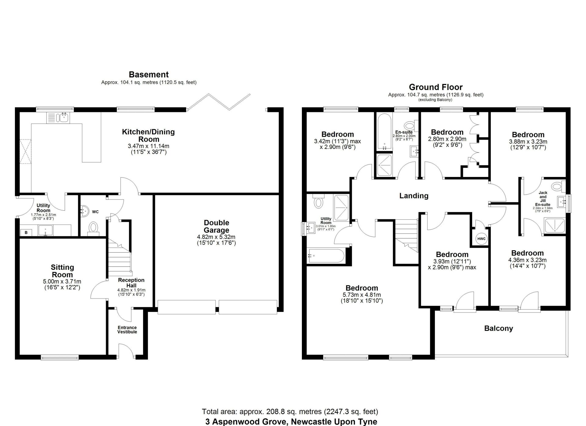 Aspenwood Grove, Great Park, Gosforth, Newcastle upon Tyne
