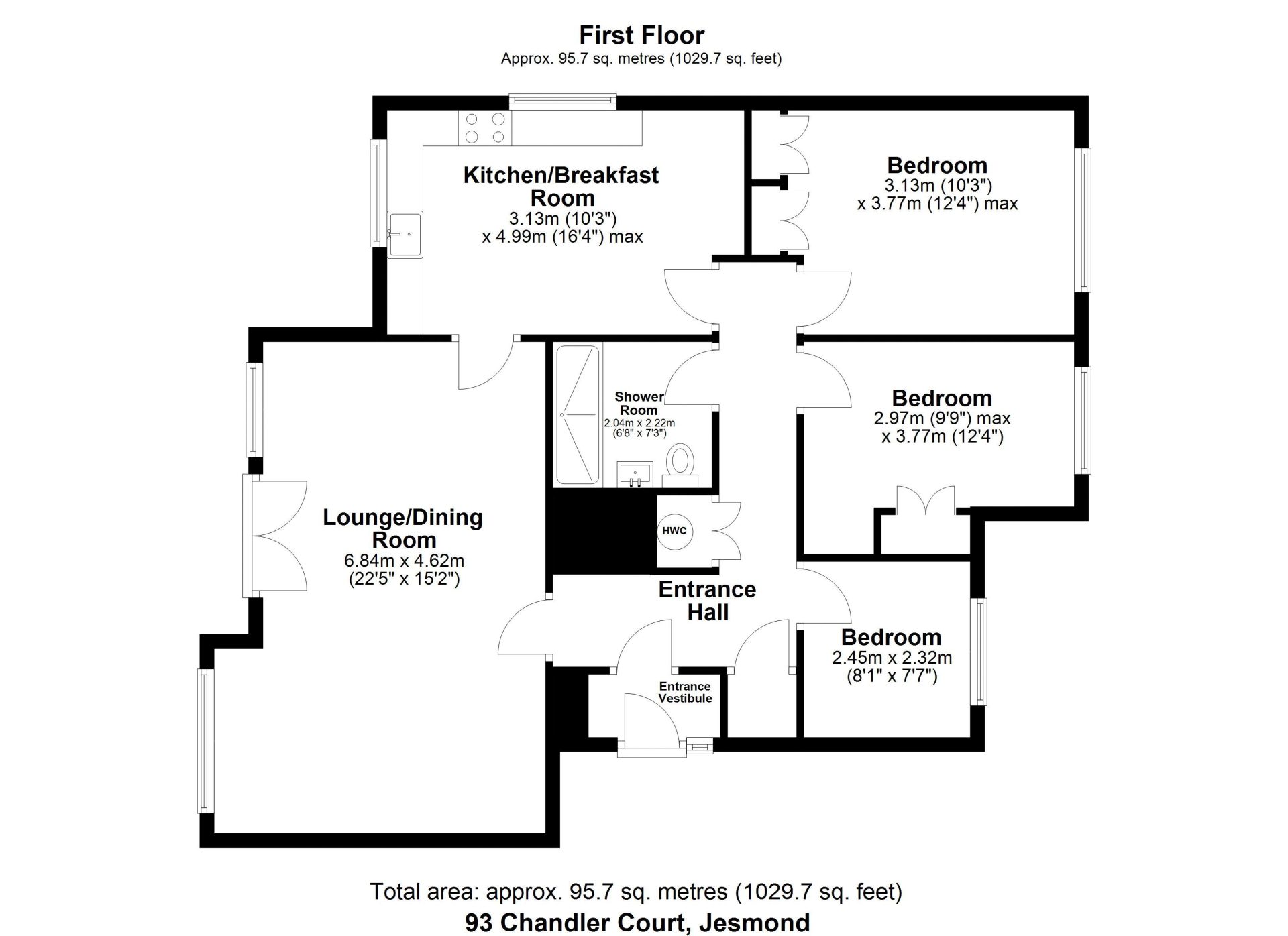 Chandler Court, Adderstone Crescent, Jesmond, Newcastle upon Tyne